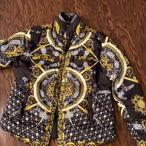 Versace puffer coat